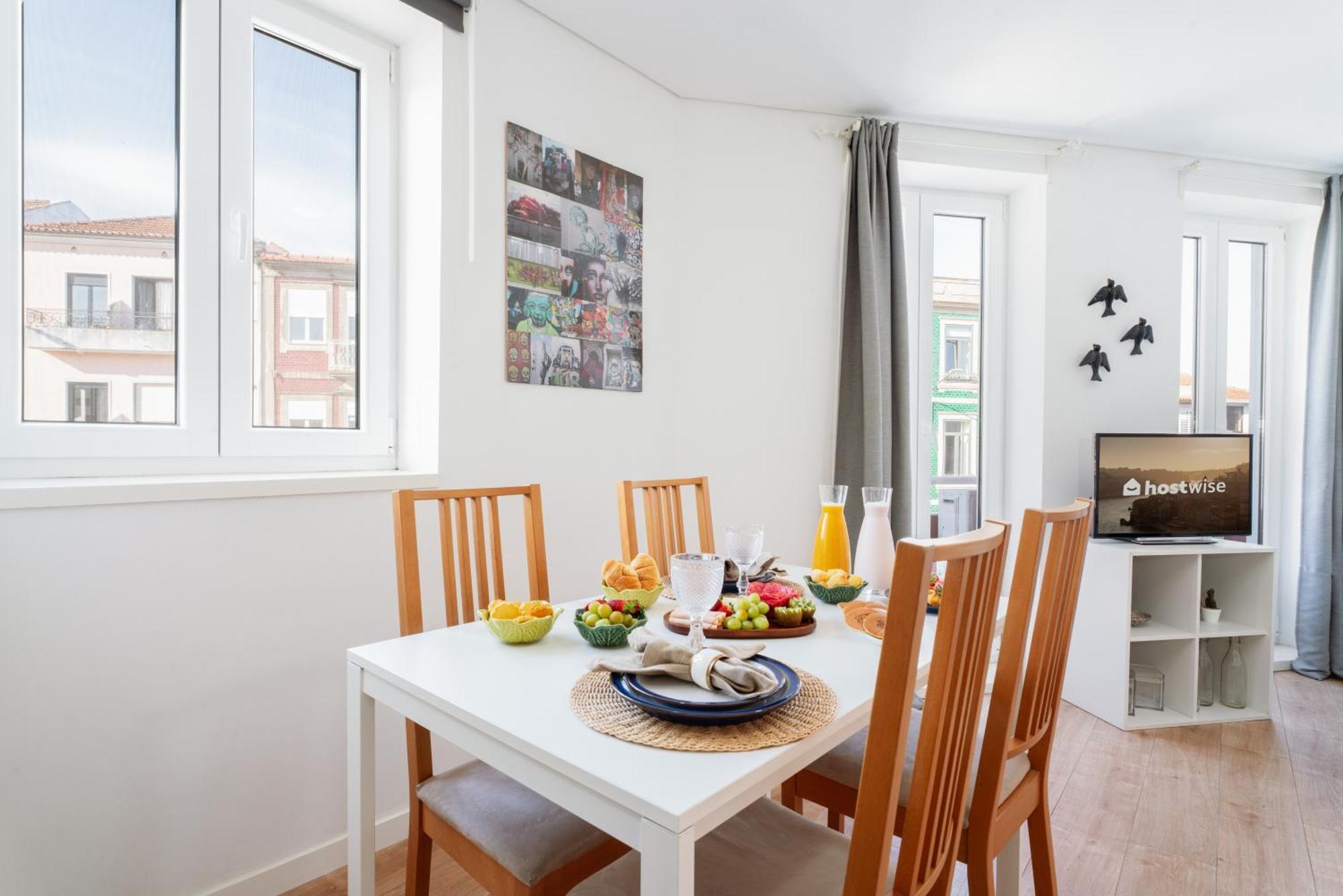 Host Wise - Flat W Free Private Parking - Bright & Cozy Apartment Porto Exterior photo